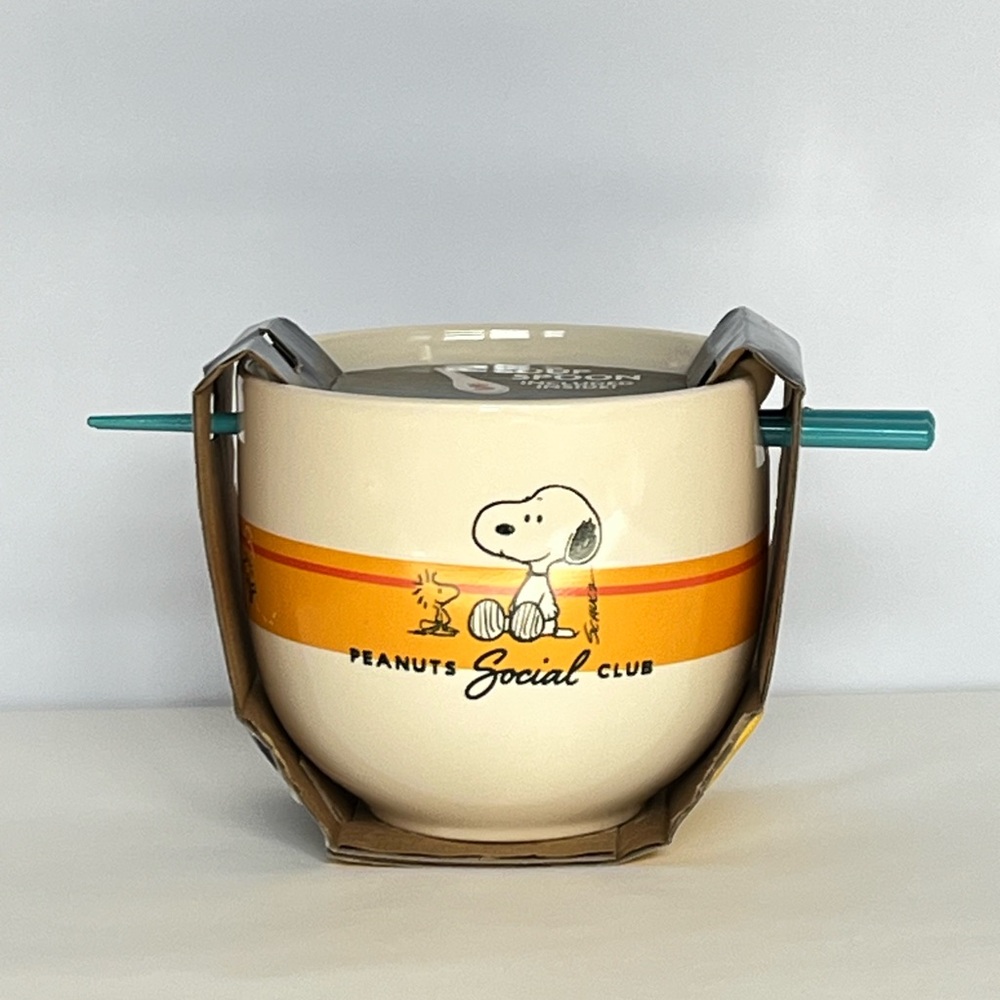 Charlie Brown and Snoopy Noodle Bowl Set